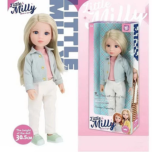 Розвиваюча іграшка Лялька Milly зі знімним одягом (30 см) Розвиваюча іграшка Лялька Milly зі знімним одягом (30 см)