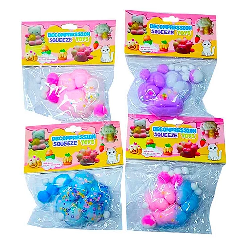 Сенсорная игрушка-антистресс Лапка сквиш (7 см) Сенсорная игрушка-антистресс Лапка сквиш (7 см)