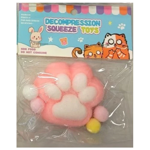 Сенсорная игрушка-антистресс Лапка сквиш (7 см)