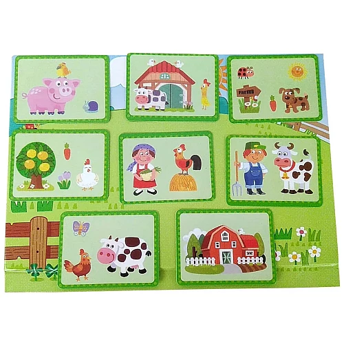 Дерев'яна магнітна дошка Ферма