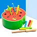 Развивающая магнитная игра Рыбалка червячки от Obetty