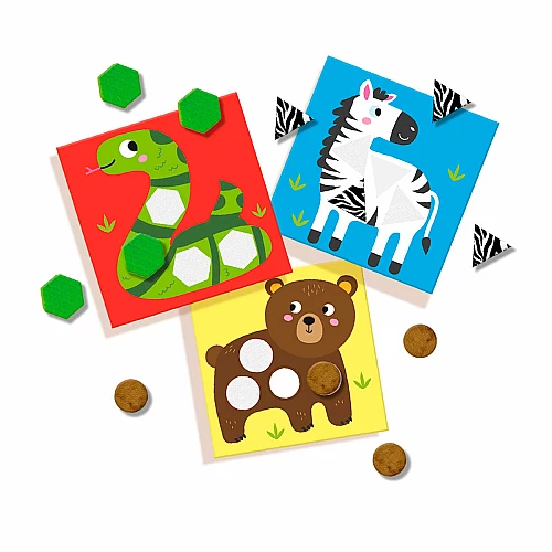 Развивающий набор мозаика Мои первые сенсорные карточки