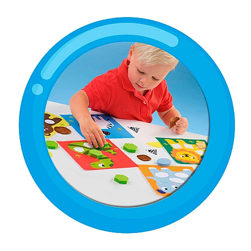 Развивающий набор мозаика Мои первые сенсорные карточки