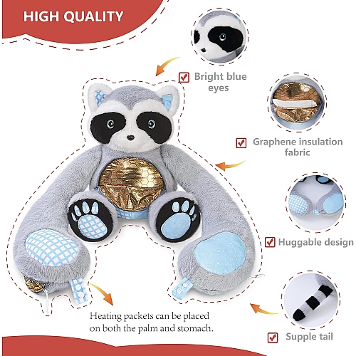 Мягкая игрушка-грелка Енот