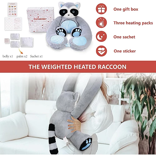 Мягкая игрушка-грелка Енот