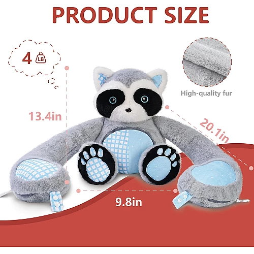 Мягкая игрушка-грелка Енот