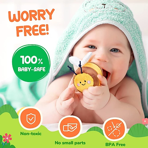 Розвиваючий набір М'які бджілки (5 шт)