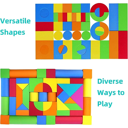 Строительный набор Мягкие блоки (94 кубика)