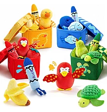 Развивающая игрушка-сортер Мягкие корзинки