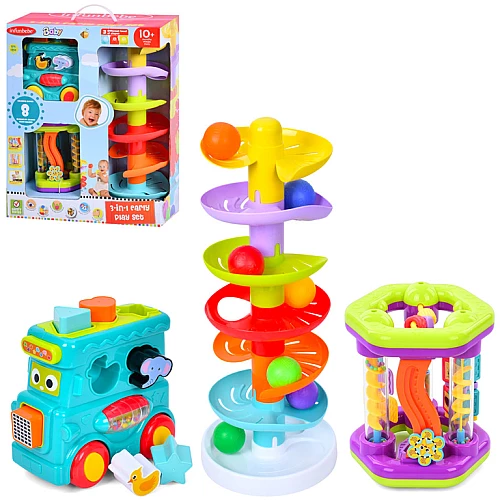 Розвиваючий набір 3 в 1 Сортер-машинка