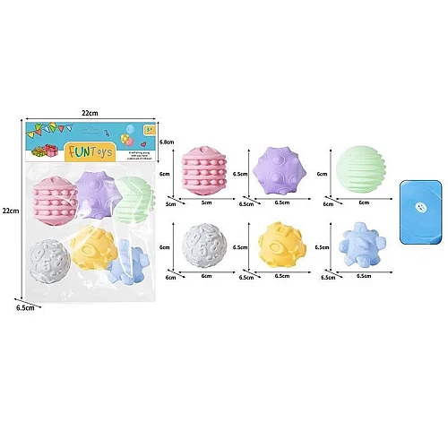 Сенсорний набір пискавок (6 фігурок)