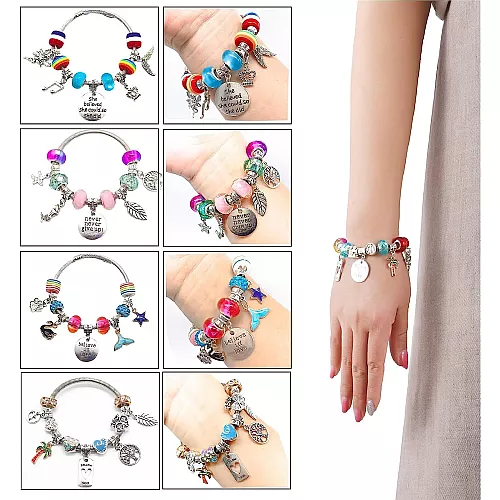 Набір для виготовлення браслетів Єдиноріг (75 предмети)