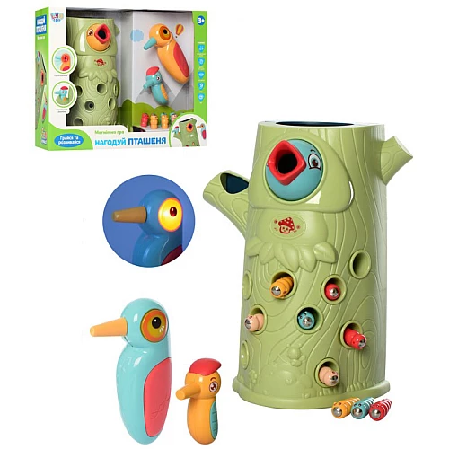 Развивающая магнитная игра Накорми птенца от LimoToy