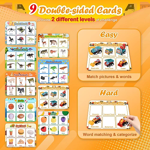 Набір Монтессорі Лото 3D для сортування та рахунку