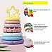 Сенсорная игрушка пирамидка Торт (7 элементов)