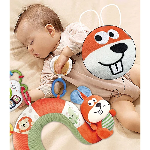 Развивающая подушка Белочка (звук / свет)