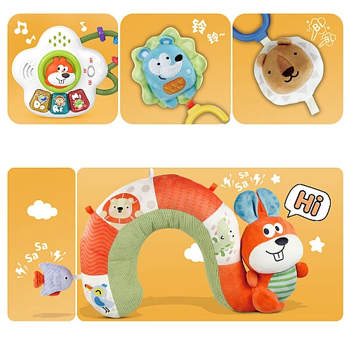 Развивающая подушка Белочка (звук / свет)