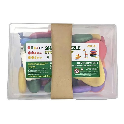 Развивающий набор Монтессори радужные камешки от Obetty