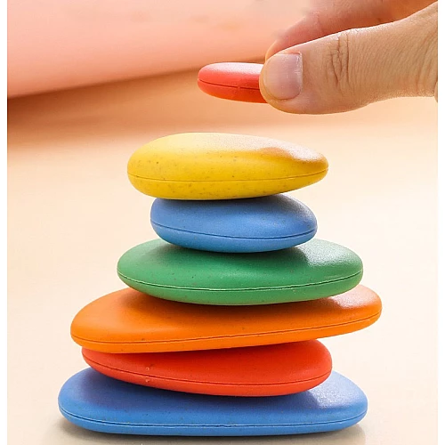 Развивающий набор Монтессори радужные камешки от Obetty