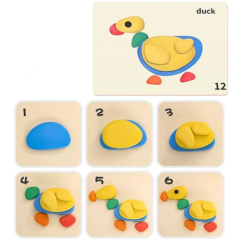 Развивающий набор Монтессори радужные камешки от Obetty