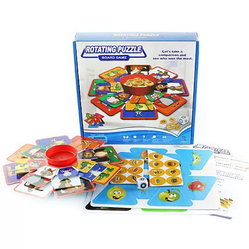 Развивающая настольная игра Вращающаяся головоломка (для 2-4 игроков) Развивающая настольная игра Вращающаяся головоломка (для 2-4 игроков)