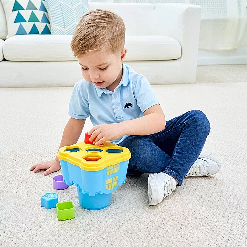 Розвиваючий набір для піску і води Формочки (18 шт) від Green Toys Розвиваючий набір для піску і води Формочки (18 шт) від Green Toys