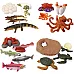 Развивающий набор фигурки Жизненный цикл морских животных (17 шт) от Toymany