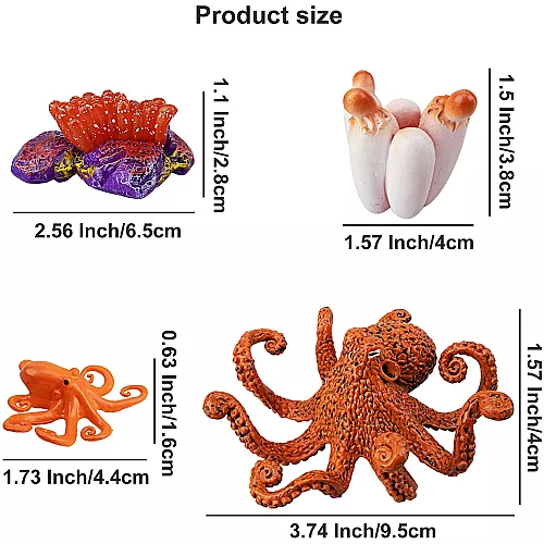 Развивающий набор фигурки Жизненный цикл морских животных (17 шт) от Toymany Развивающий набор фигурки Жизненный цикл морских животных (17 шт) от Toymany