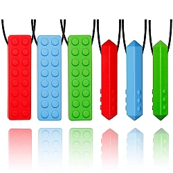 Жевательный сенсорный набор Лего (6 шт)