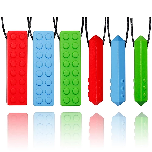 Жувальний сенсорний набір Лего (6 шт)