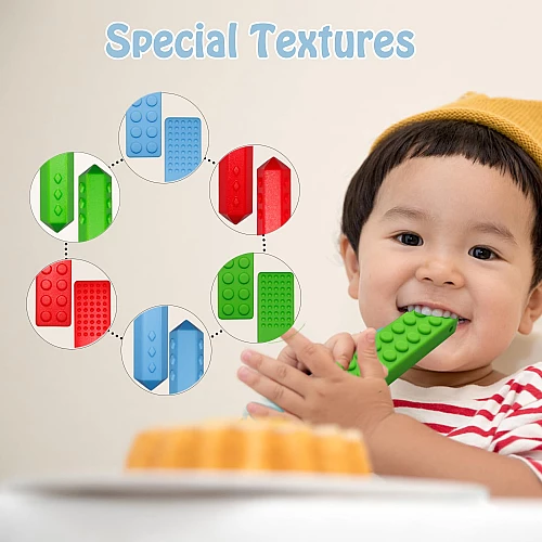 Жувальний сенсорний набір Лего (6 шт)