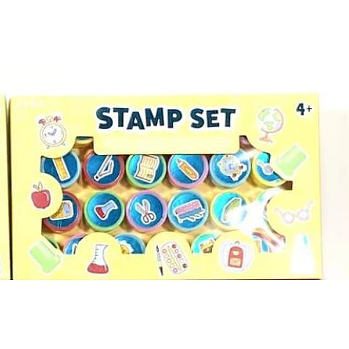 Развивающий набор штампов Смайлы-эмодзи (26 шт)