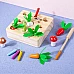 Развивающая магнитная игра сортер Морковки и червячки от Obetty