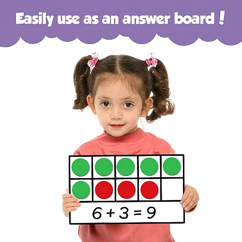 Навчальний математичний магнітний набір Рамки з фішками