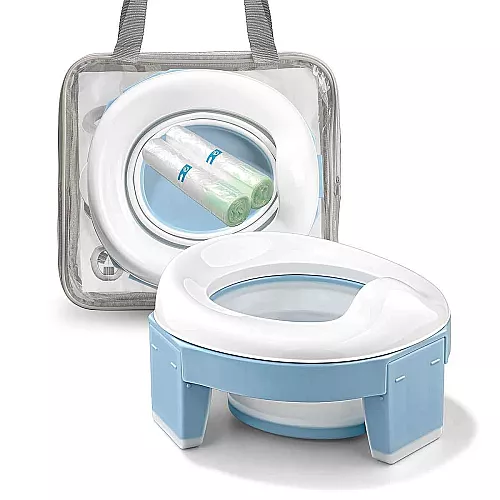 Навчальний дитячий горщик туалет для подорожей від Fisher-Price Навчальний дитячий горщик туалет для подорожей від Fisher-Price