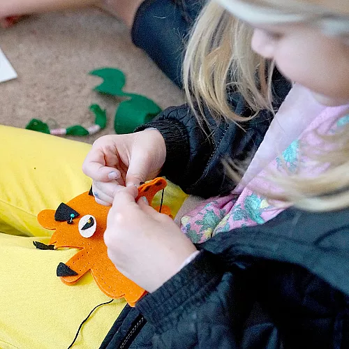 Творчий набір для шиття Тварини і птиці Джунглів