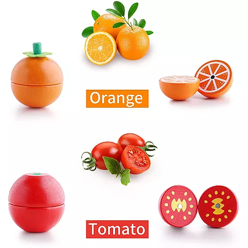 Розвиваючий магнітний набір Продукти для різання