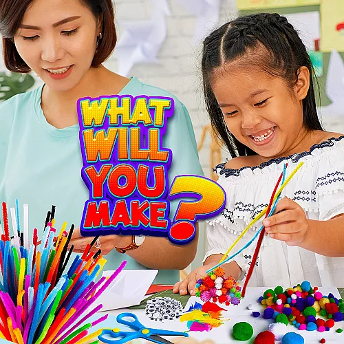 Великий набір для творчості та рукоділля XXXL Craft Kit (2000 предметів) Великий набір для творчості та рукоділля XXXL Craft Kit (2000 предметів)
