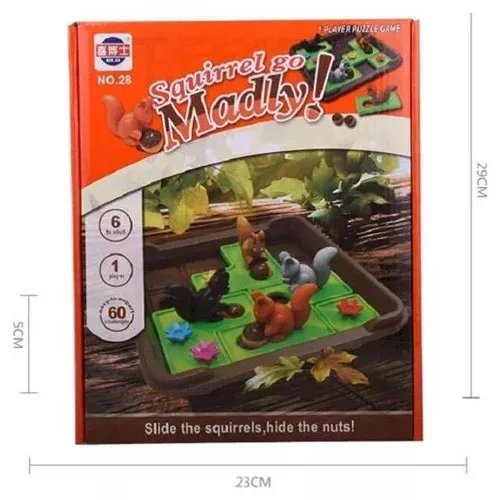 Настольная игра головоломка Белочки с орешками (60 заданий) Настольная игра головоломка Белочки с орешками (60 заданий)