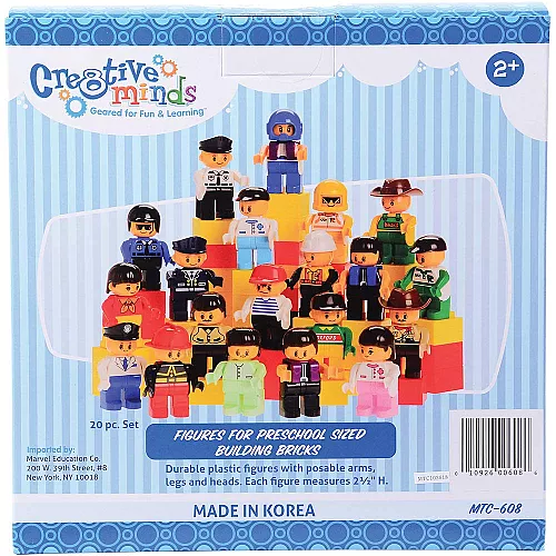 Розвиваючий набір Лего чоловічки (20 шт) від Constructive Playthings Розвиваючий набір Лего чоловічки (20 шт) від Constructive Playthings