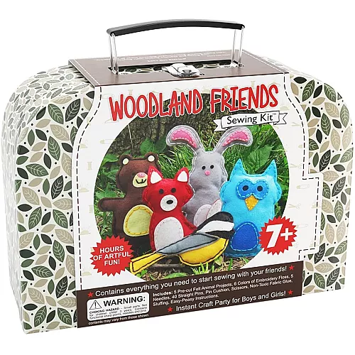 Набір для шиття Лісові тварини (5 шт) від Craftster's Sewing kits Набір для шиття Лісові тварини (5 шт) від Craftster's Sewing kits