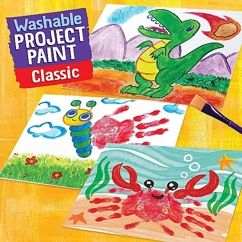 Набор для творчества Моющиеся пальчиковые краски (6 шт) от Crayola Набор для творчества Моющиеся пальчиковые краски (6 шт) от Crayola