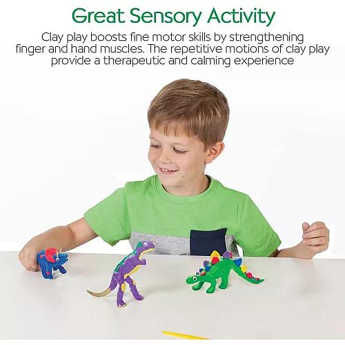Набор для творчества Динозавры из глины (3 шт) от Creativity for Kids Набор для творчества Динозавры из глины (3 шт) от Creativity for Kids
