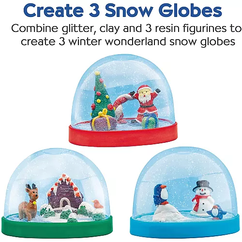 Набор для творчества Новогодние снежные шары (3 шт) от Creativity for Kids Набор для творчества Новогодние снежные шары (3 шт) от Creativity for Kids