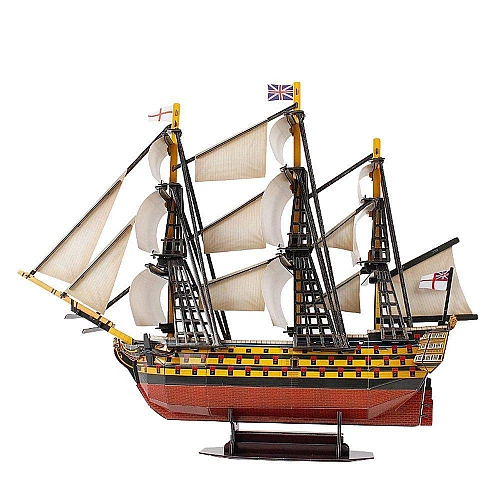 Развивающий 3D пазл корабль HMS VICTORY (189 деталей) от CubicFun Развивающий 3D пазл корабль HMS VICTORY (189 деталей) от CubicFun