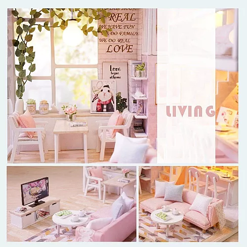 Набор для творчества мини Розовая квартира от CUTEBEE Набор для творчества мини Розовая квартира от CUTEBEE