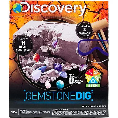 Научный STEM набор Геологические раскопки (11 камней) от Discovery Научный STEM набор Геологические раскопки (11 камней) от Discovery