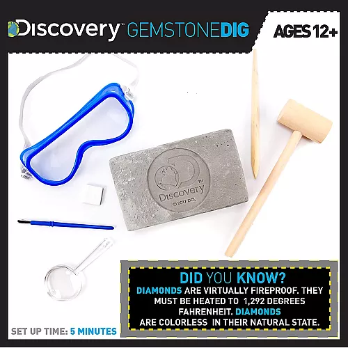 Научный STEM набор Геологические раскопки (11 камней) от Discovery Научный STEM набор Геологические раскопки (11 камней) от Discovery
