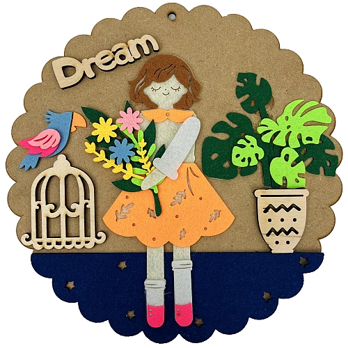 Набір для творчості аплікація з фетру Dream
