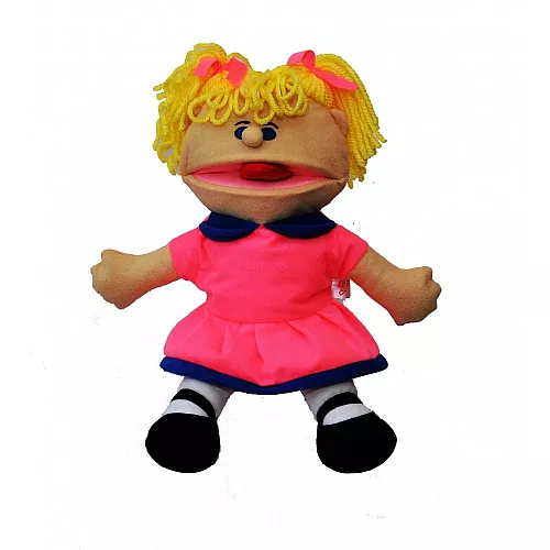 Логопедична лялька рукавичка Puppets Дівчинка в рожевому Логопедична лялька рукавичка Puppets Дівчинка в рожевому